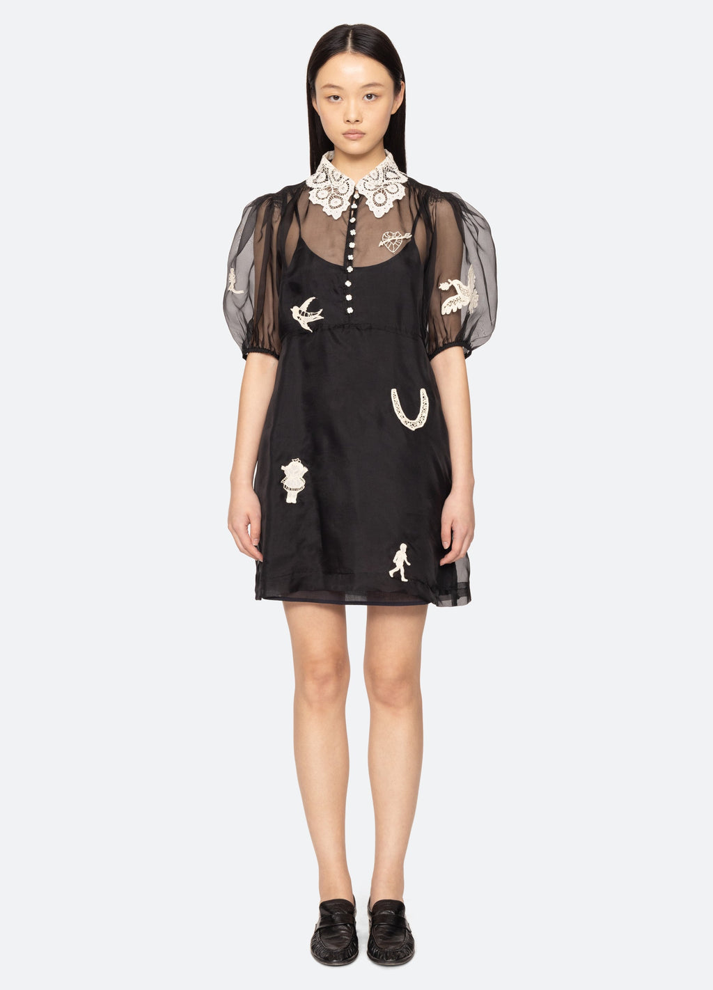 Sea NY Ellison Mini Dress - Black