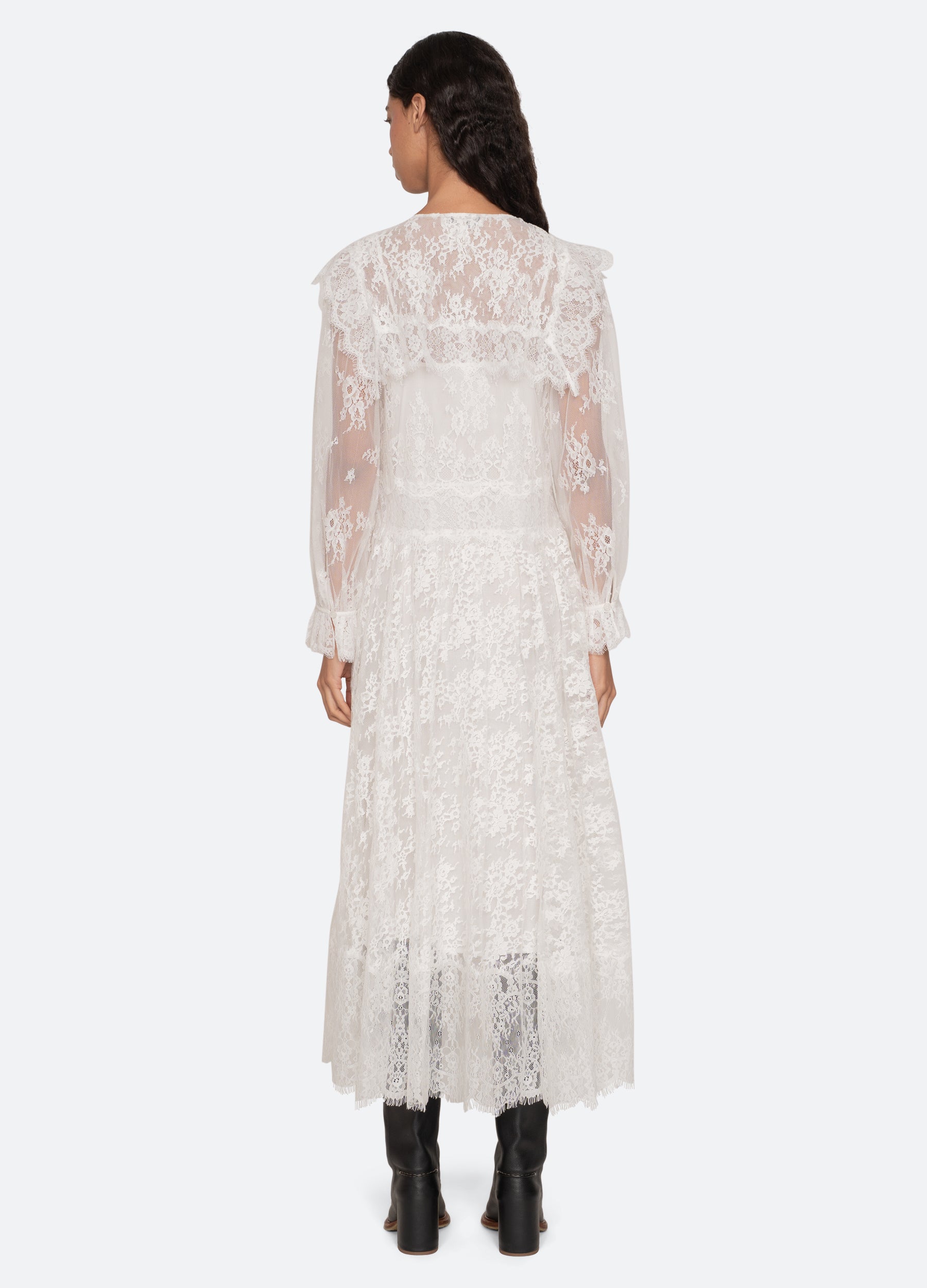 Sea NY Holden L/S Dress - White