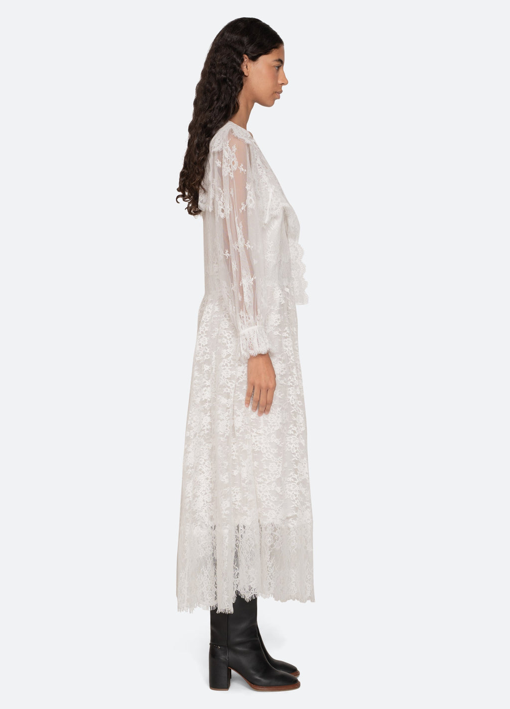 Sea NY Holden L/S Dress - White