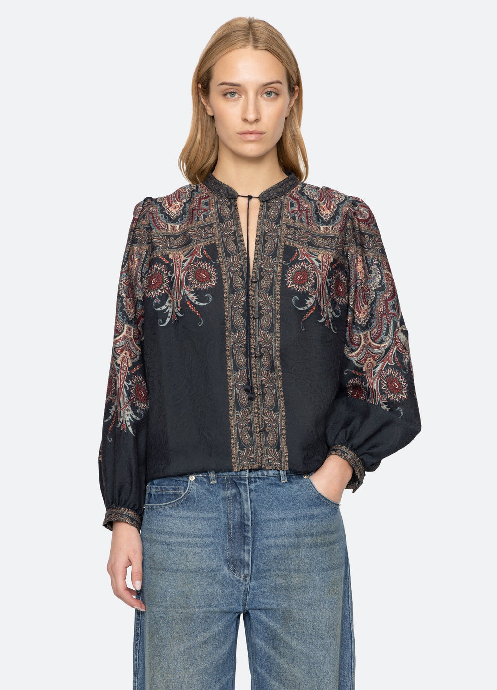 Sea NY Hyacinth Top - Navy
