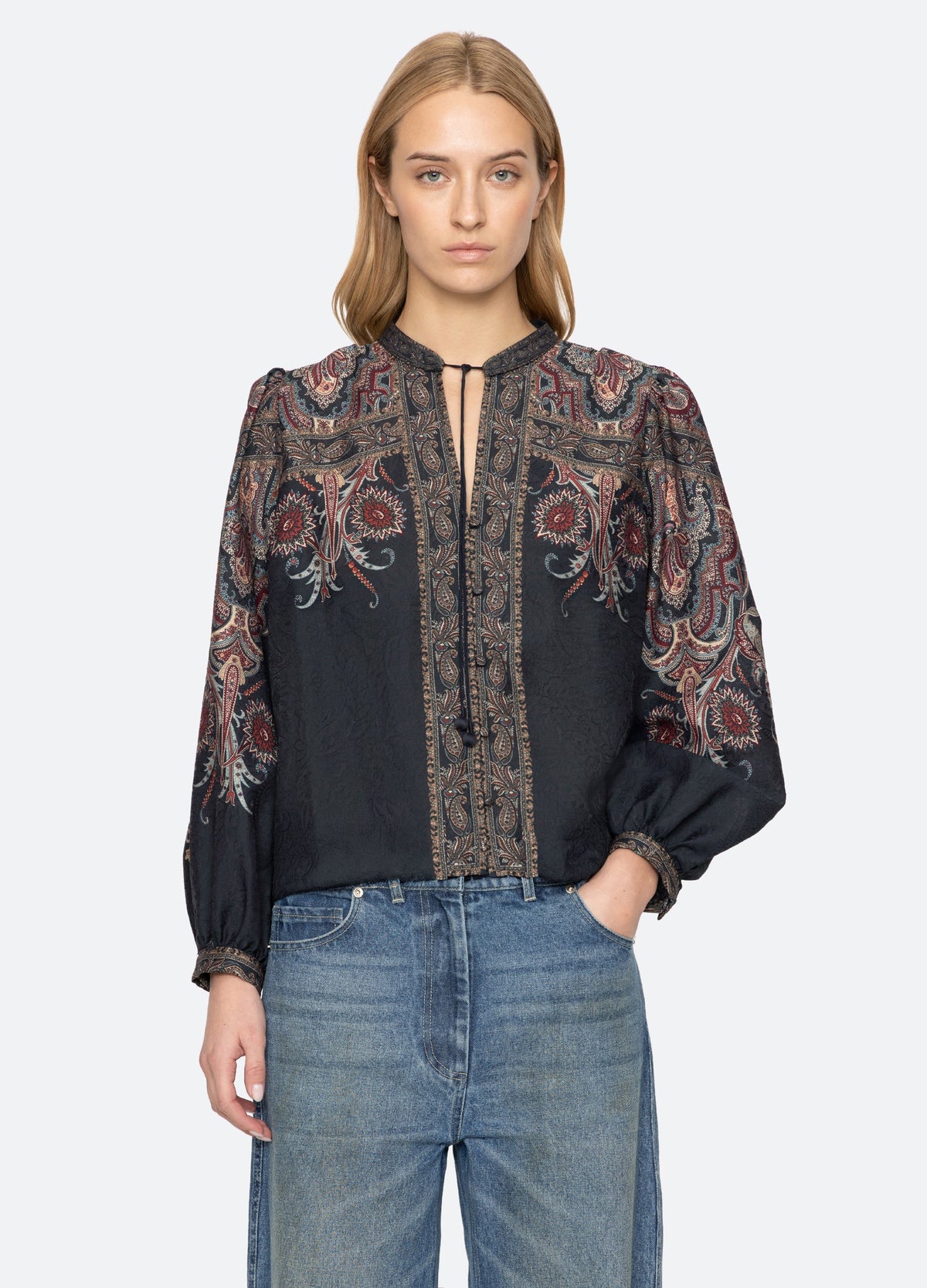 Sea NY Hyacinth Top - Navy