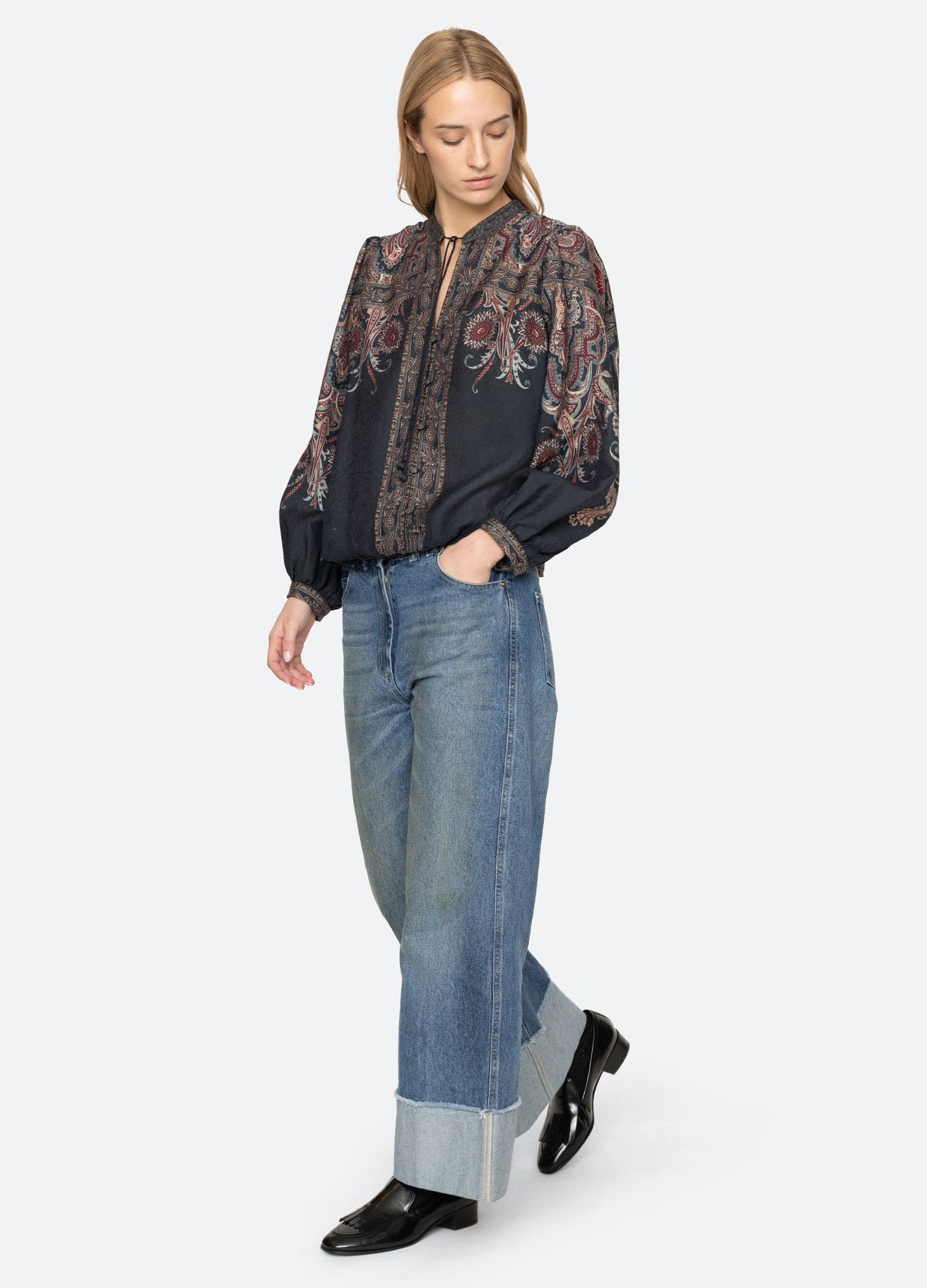 Sea NY Hyacinth Top - Navy