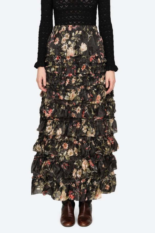 Sea NY Jolie Print Midi Skirt