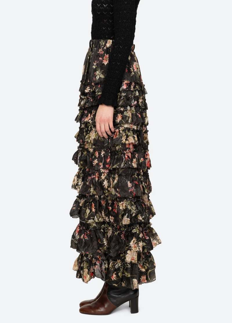 Sea NY Jolie Print Midi Skirt