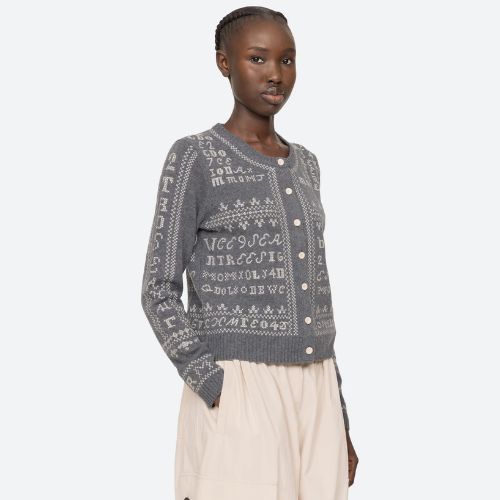 Sea NY Kit Embroidery Cardigan