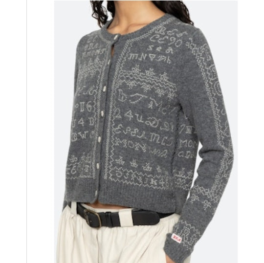 Sea NY Kit Embroidery Cardigan
