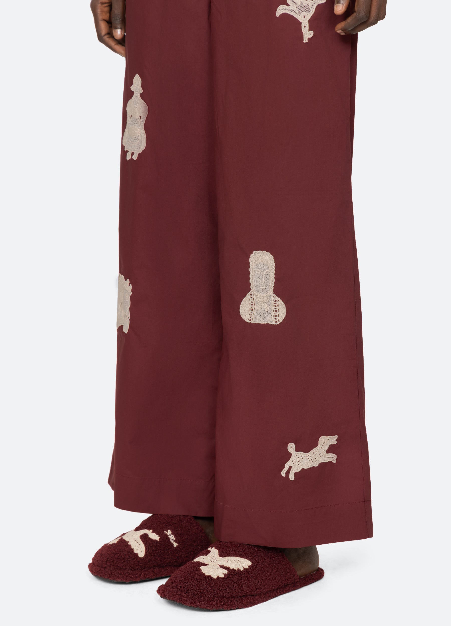 Sea NY Mika Pajama Set - Burgundy
