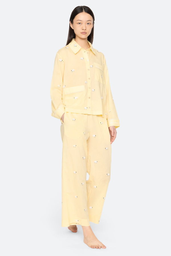 Sea NY Sheep PJ Set - Yellow