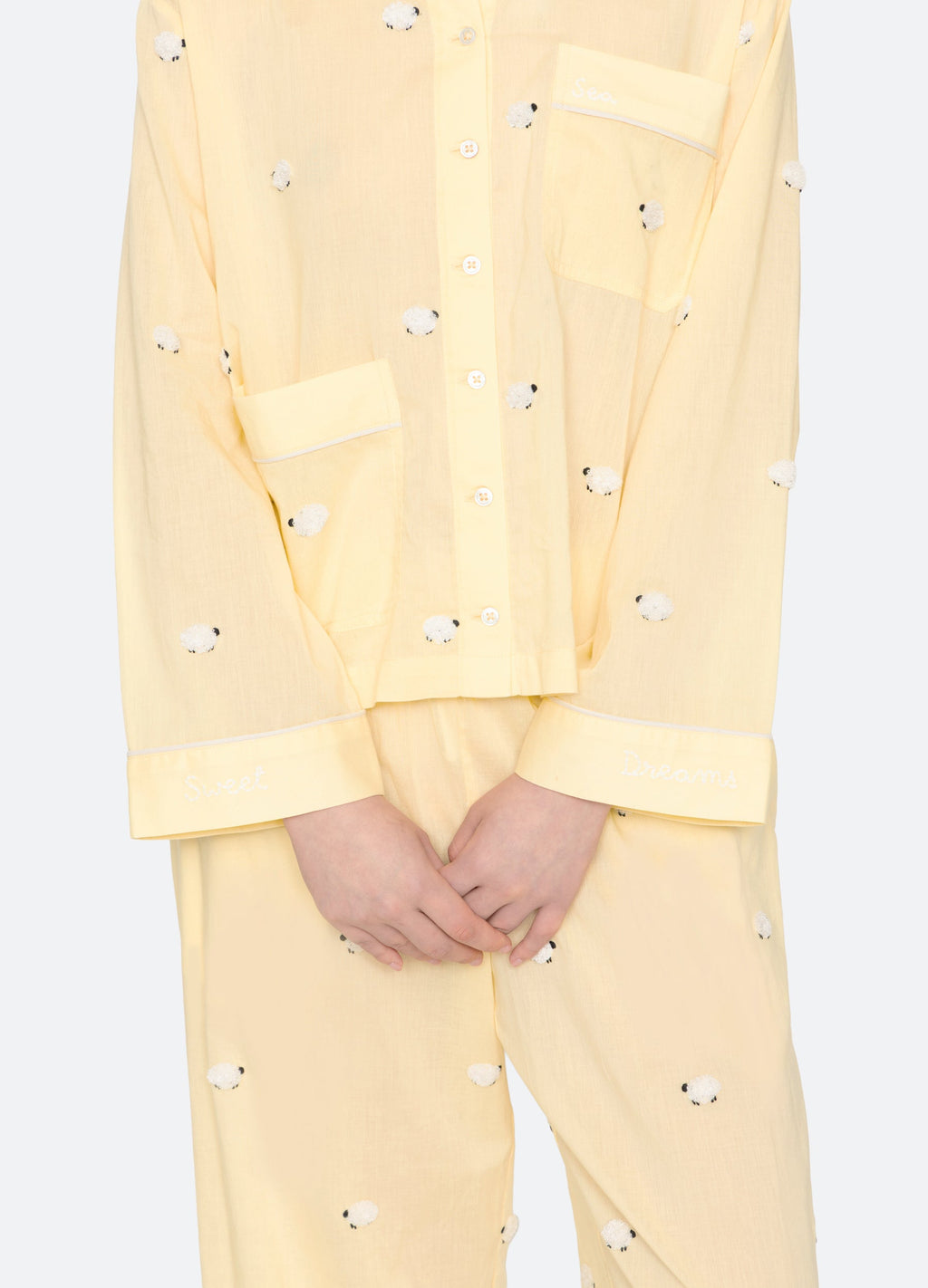 Sea NY Sheep PJ Set - Yellow