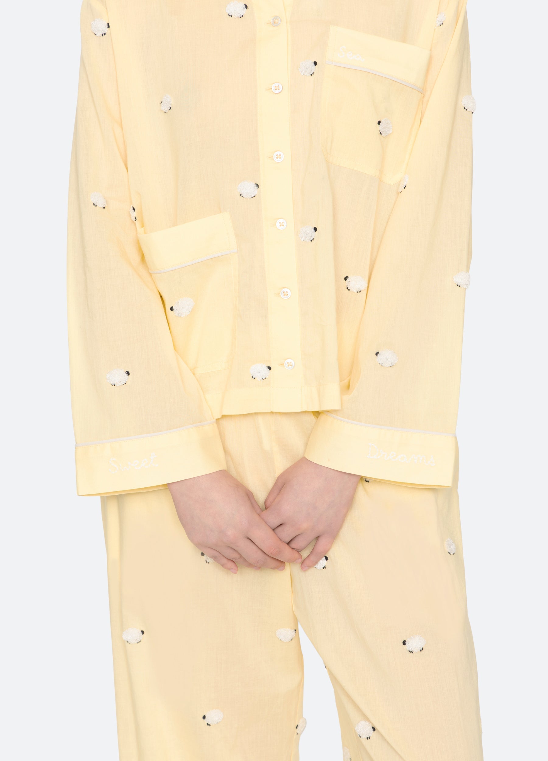 Sea NY Sheep PJ Set - Yellow
