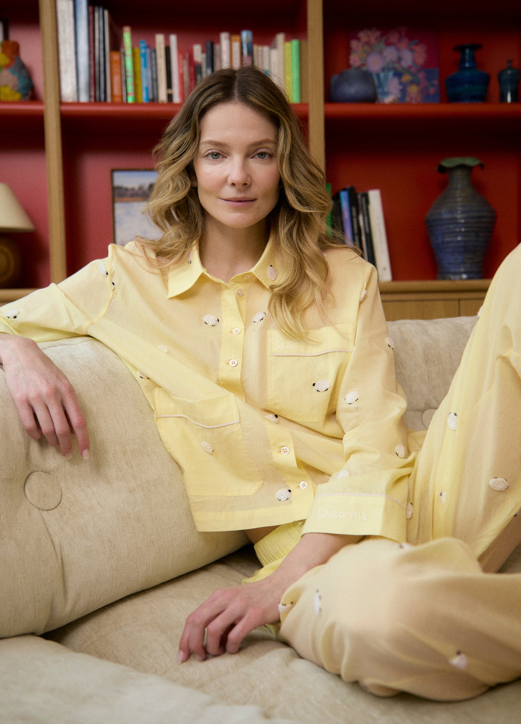 Sea NY Sheep PJ Set - Yellow