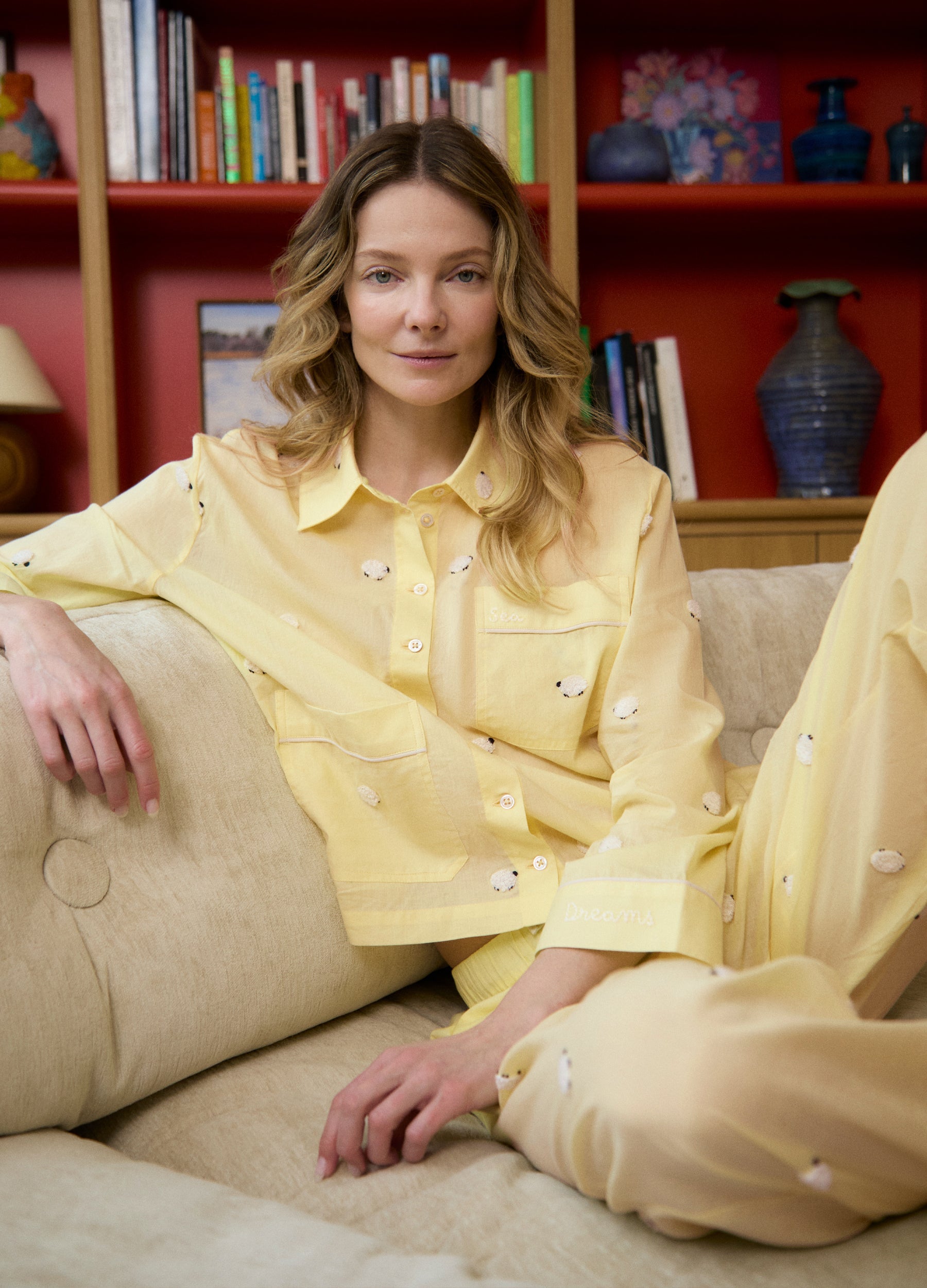 Sea NY Sheep PJ Set - Yellow