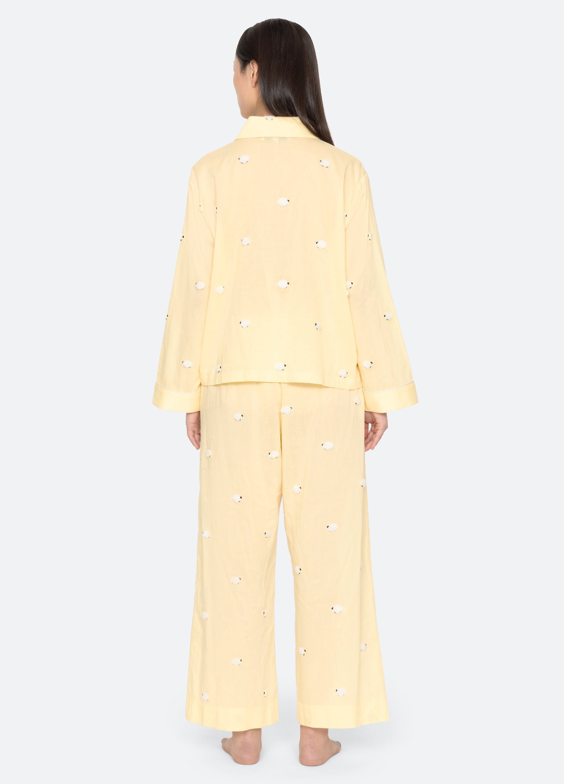 Sea NY Sheep PJ Set - Yellow