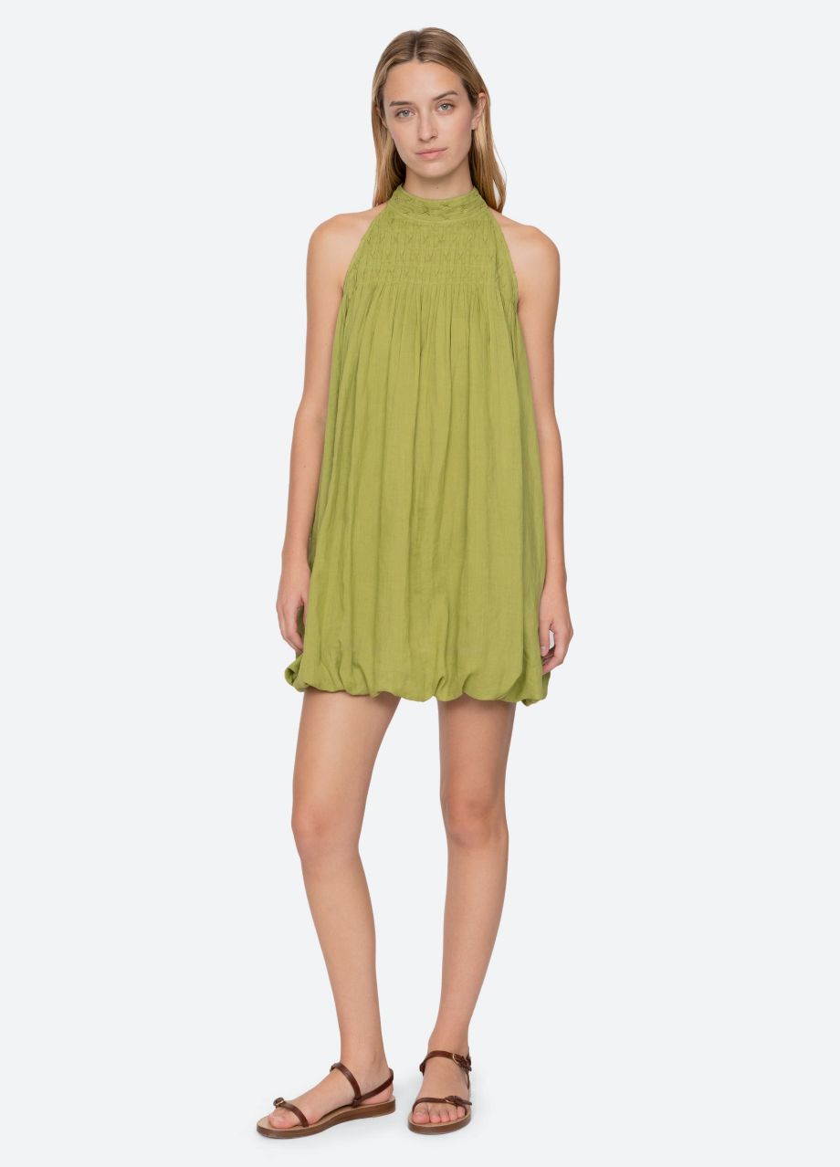 Sea NY Violet Halter Mini Dress