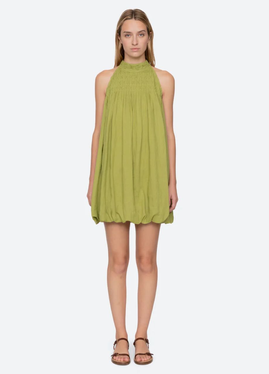 Sea NY Violet Halter Mini Dress