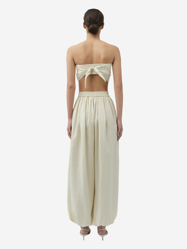 Jonathan Simkhai Selah Linen Lace Balloon Pant