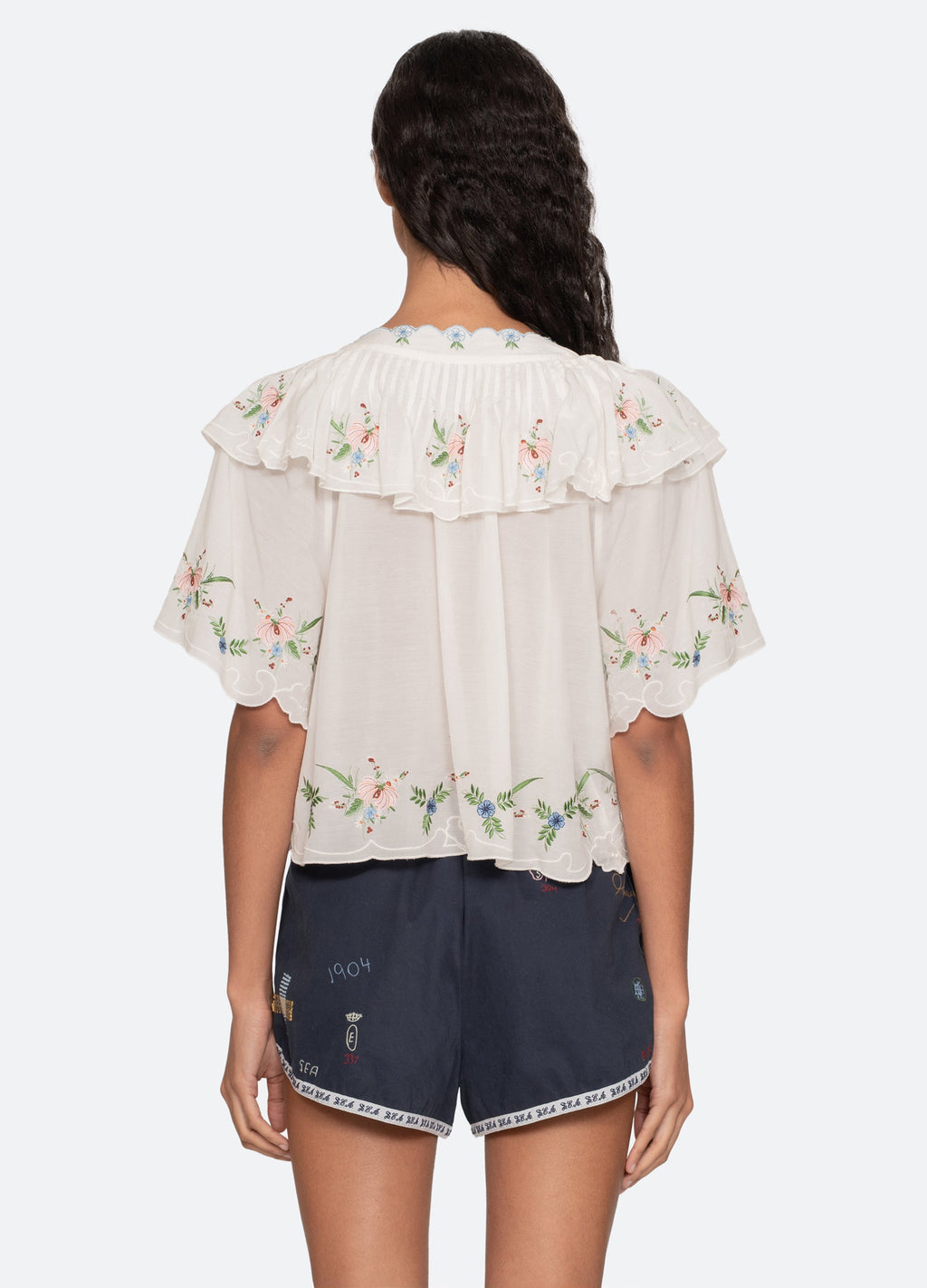 Sea NY Serafina S/S Top - Cream