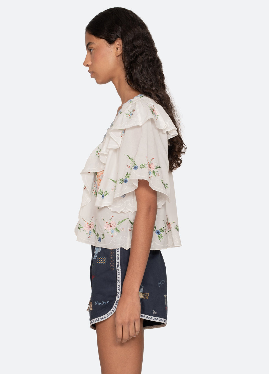 Sea NY Serafina S/S Top - Cream