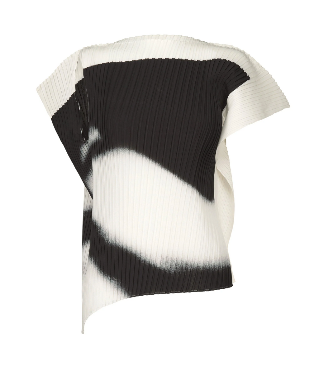 Issey Miyake Shadow Study Pleats Top