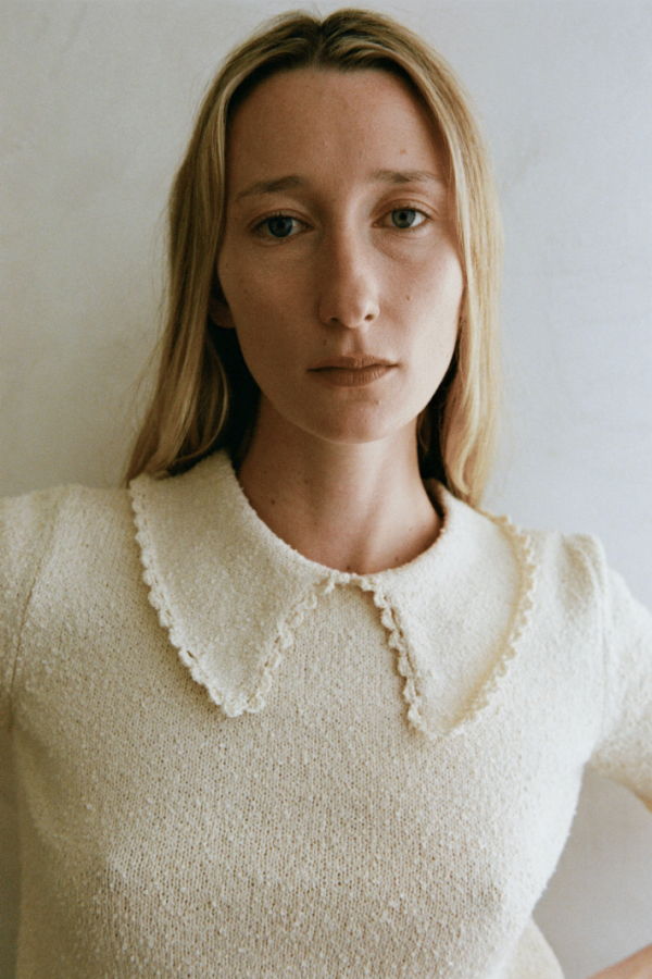 Shaina Mote Lace Collar Tee