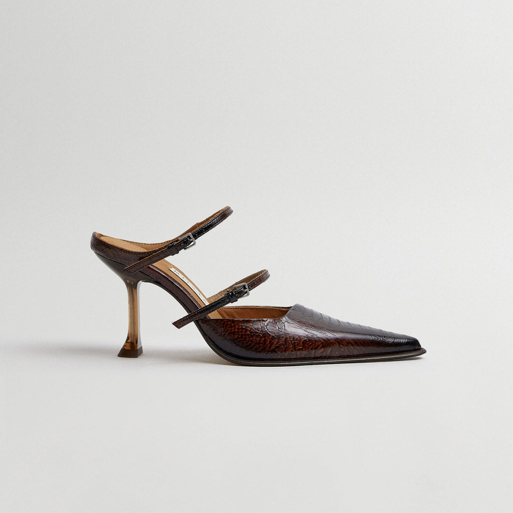 Miista Shari Mules - Brown Snake