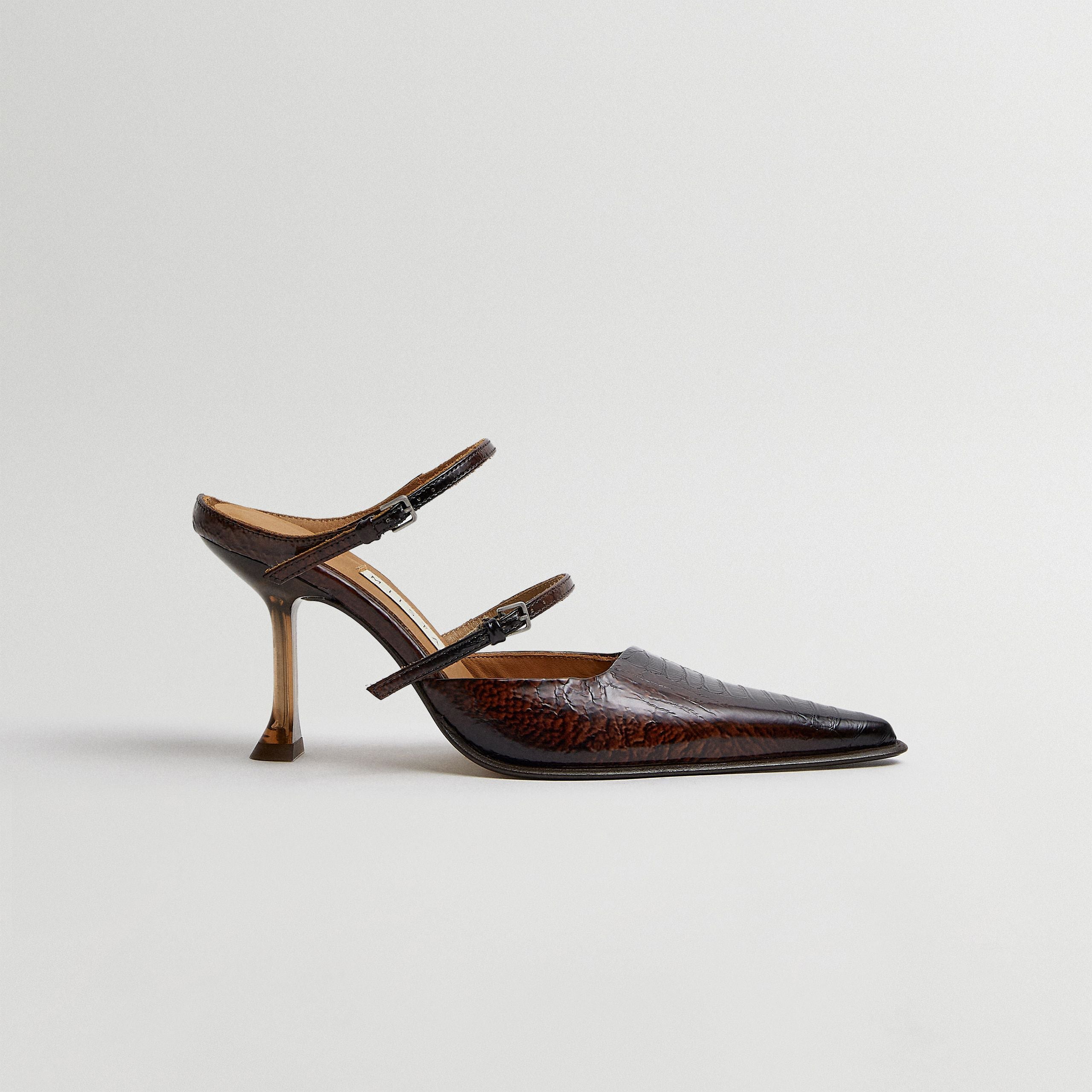 Miista Shari Mules - Brown Snake