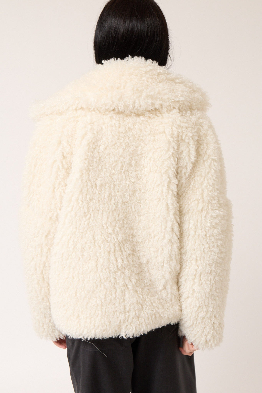 Colmillo de Morsa Shearling Jacket - Beige