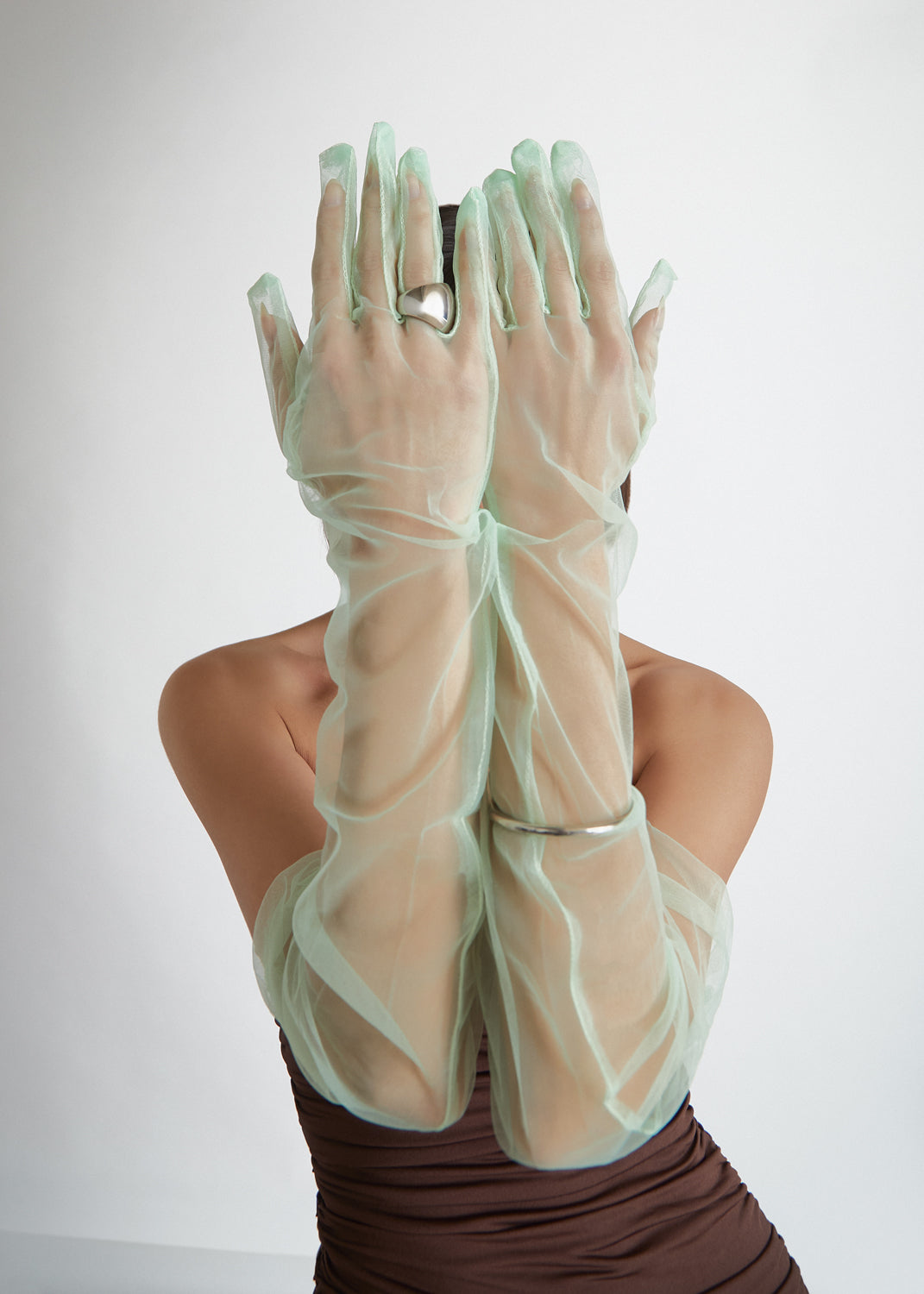 MARGARET Sheer Opera Gloves