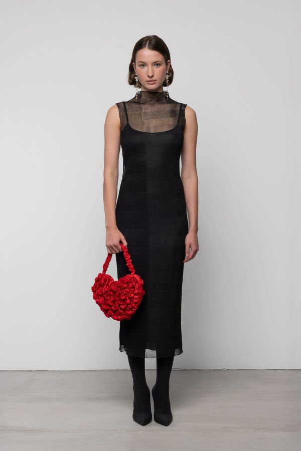 Esthé Shirred Heart Bag
