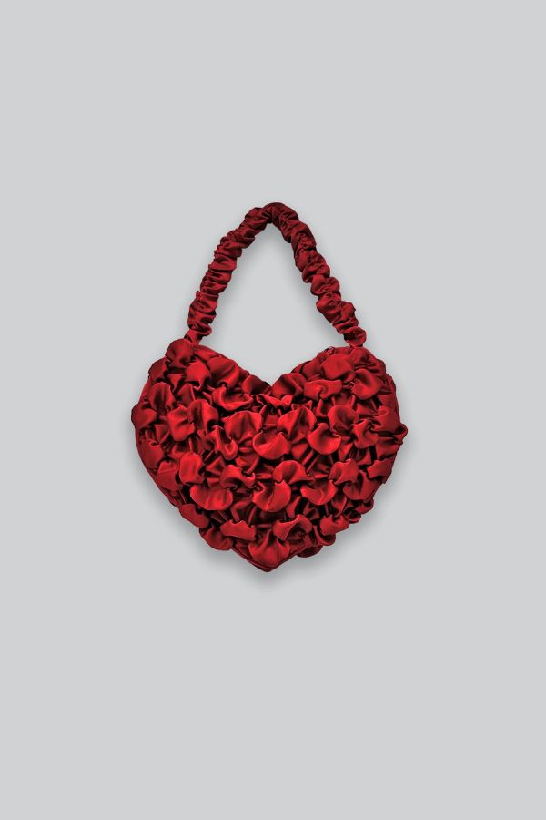 Esthé Shirred Heart Bag