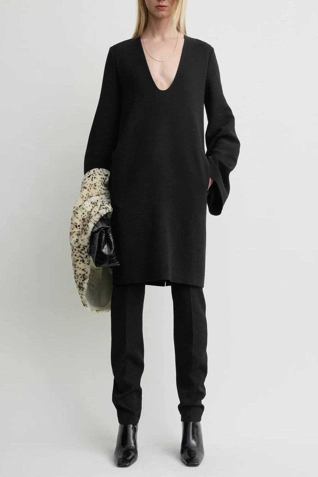 Totême Short Bell-Sleeve Dress