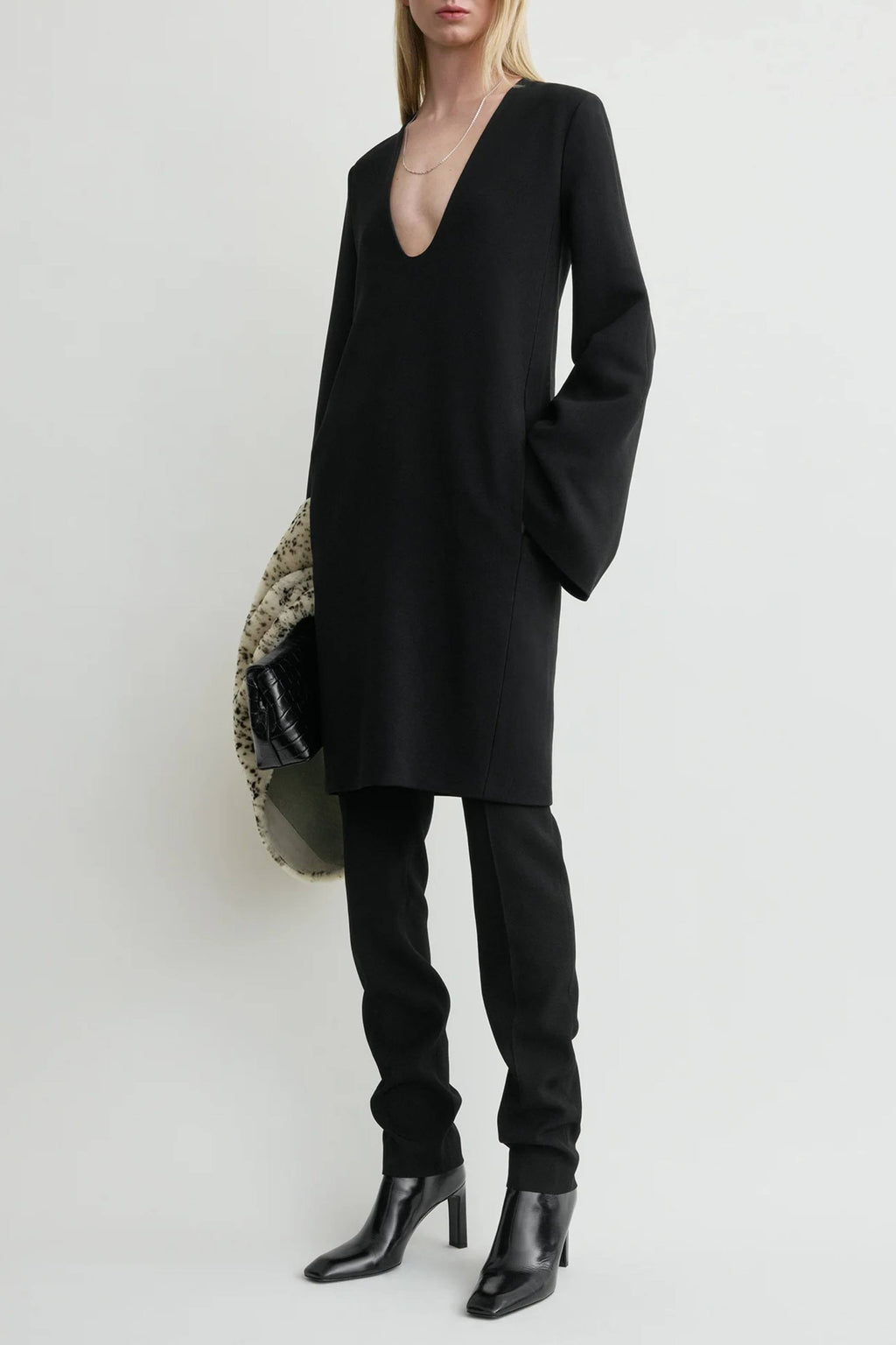 Totême Short Bell-Sleeve Dress