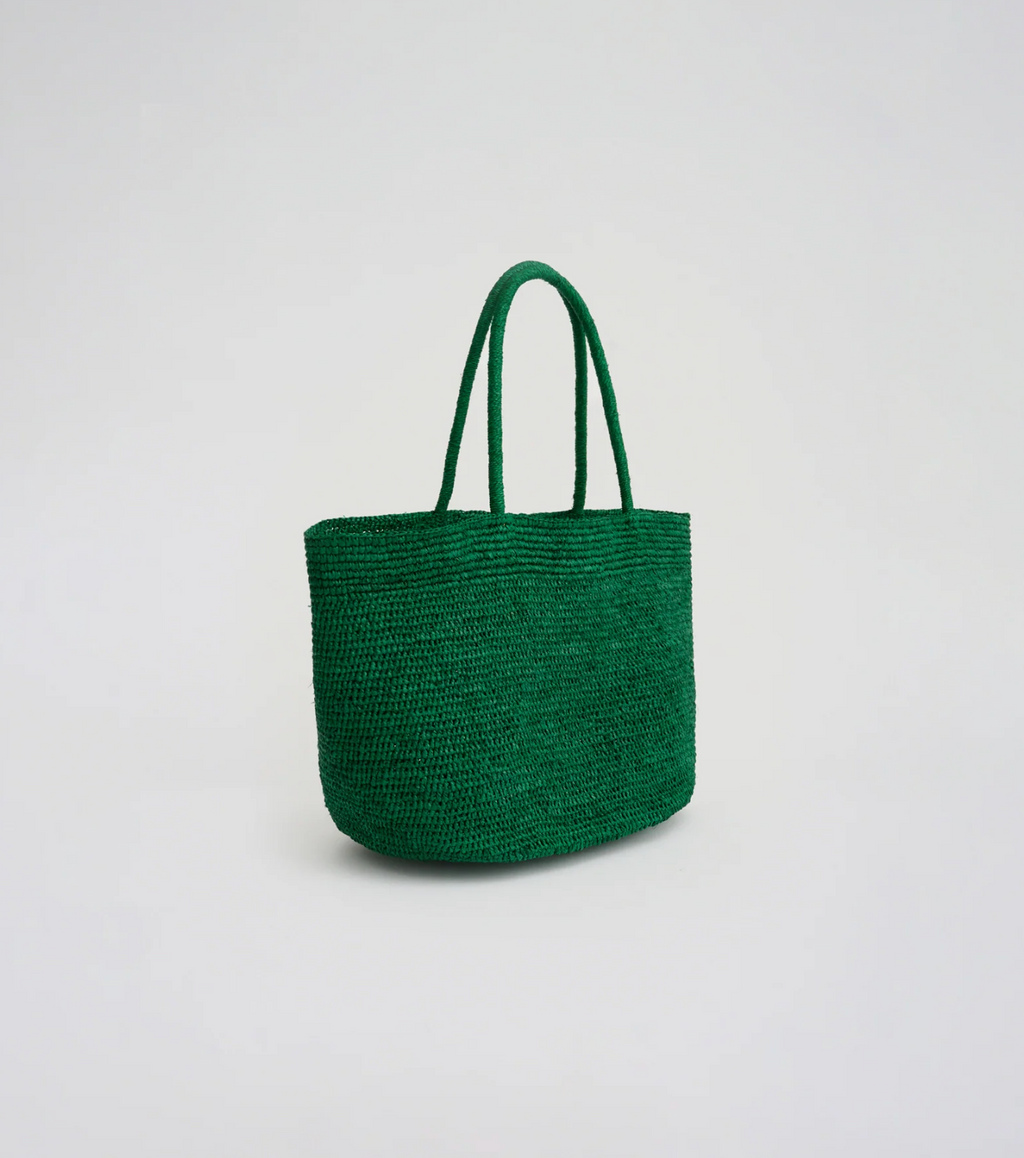 Elaree Shoulder Tote Bag - Emerald