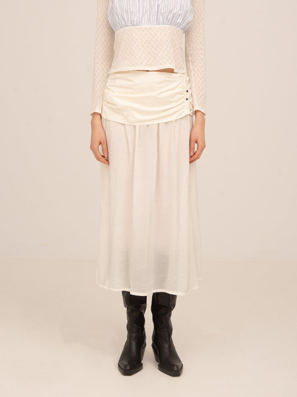 Carmensays Sidewalk Midi Skirt