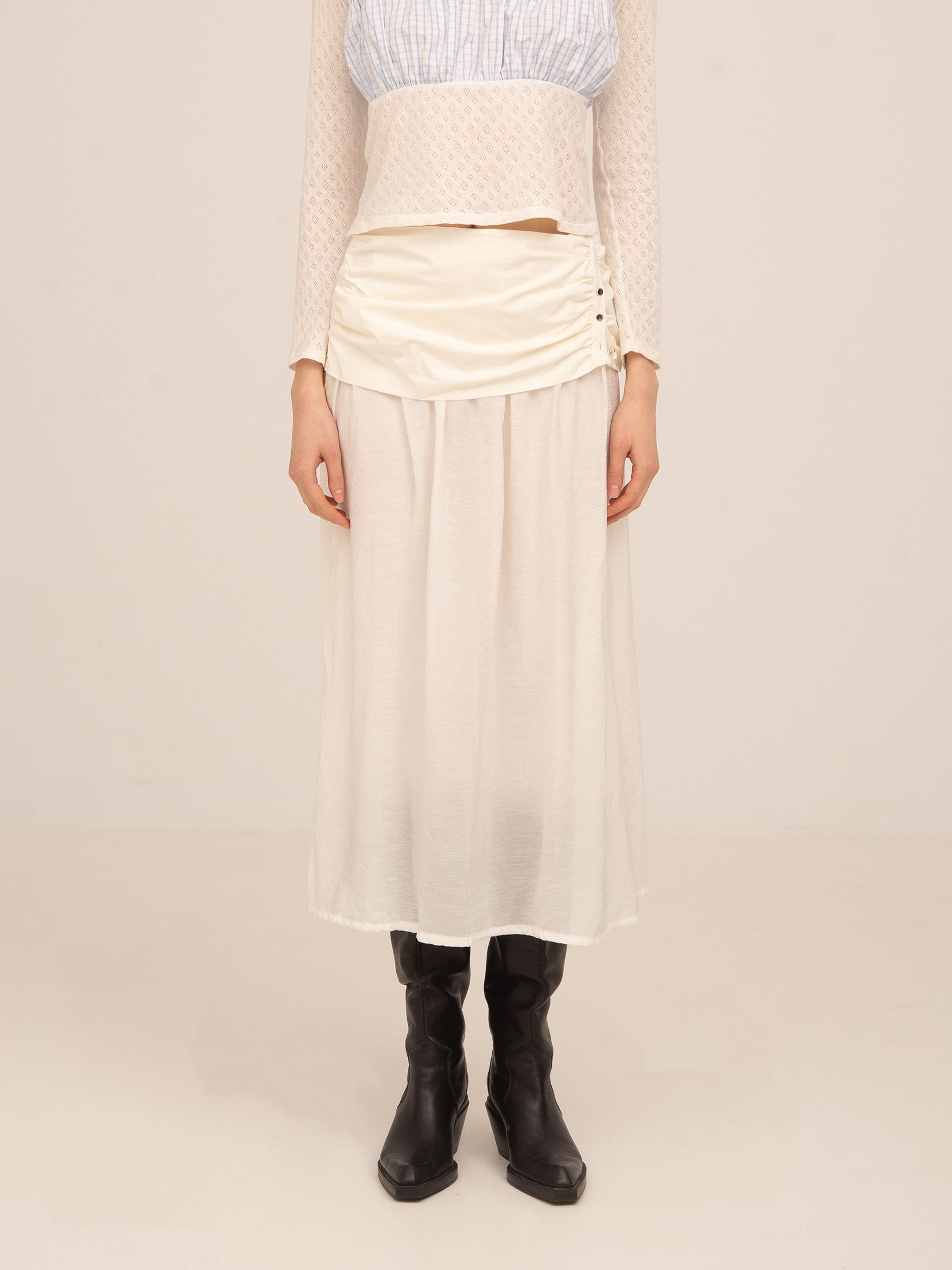Carmensays Sidewalk Midi Skirt
