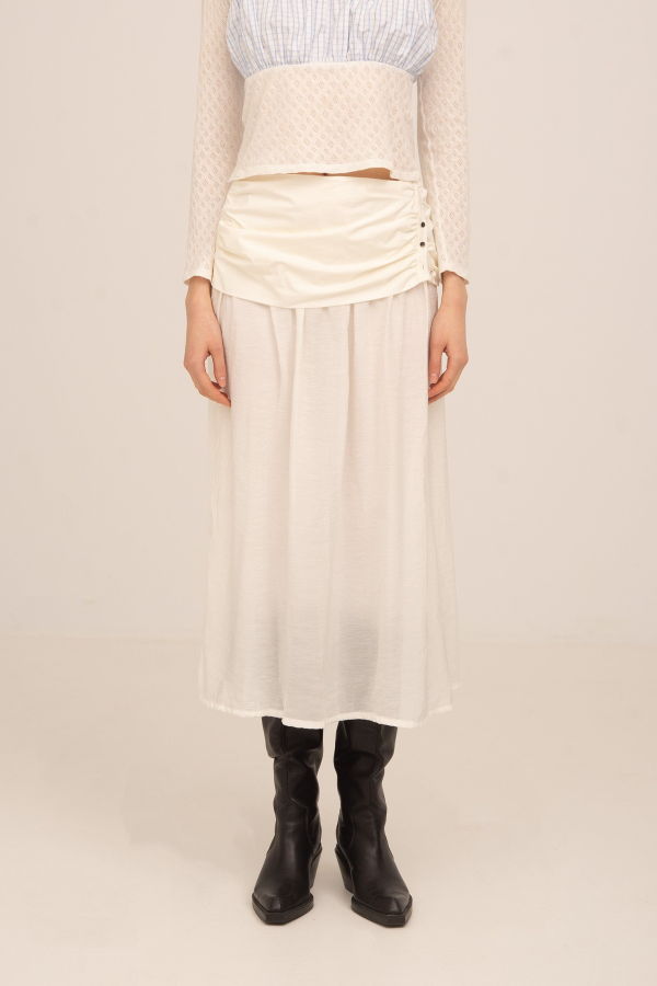Carmensays Sidewalk Midi Skirt