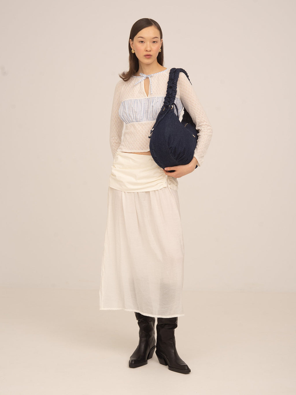 Carmensays Sidewalk Midi Skirt