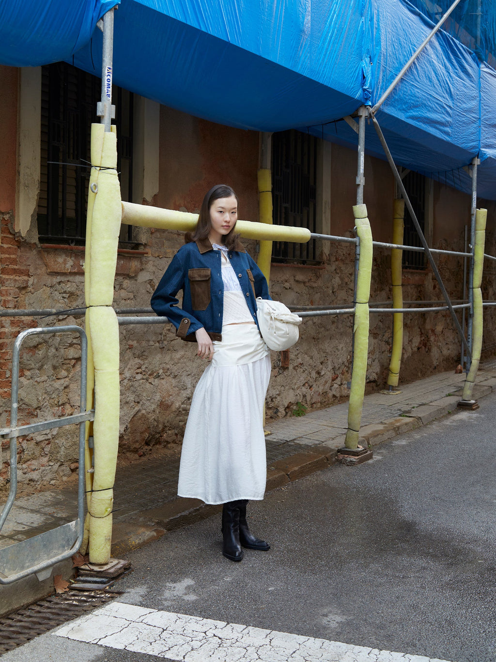 Carmensays Sidewalk Midi Skirt