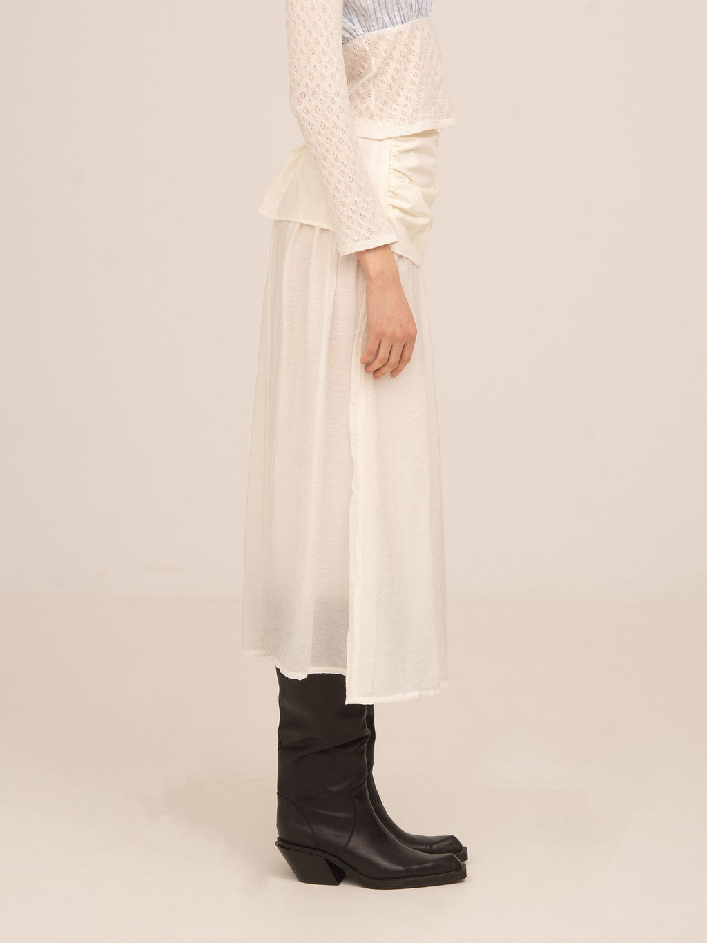Carmensays Sidewalk Midi Skirt
