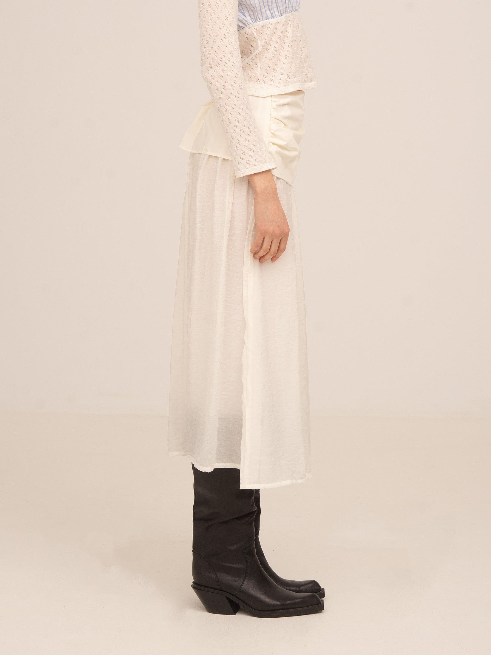 Carmensays Sidewalk Midi Skirt