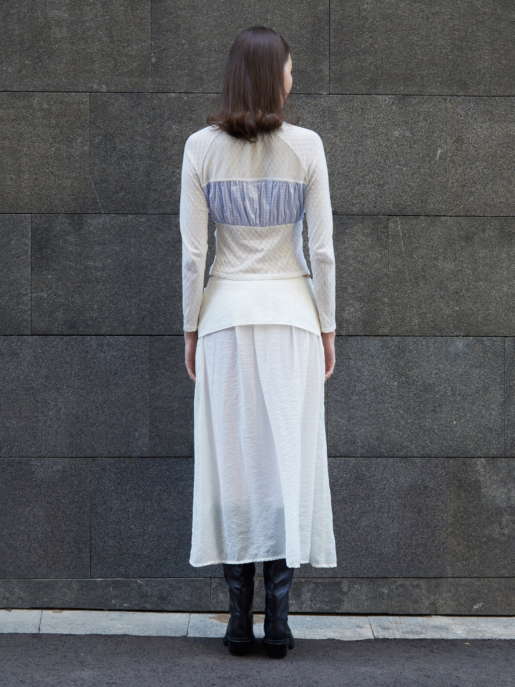 Carmensays Sidewalk Midi Skirt