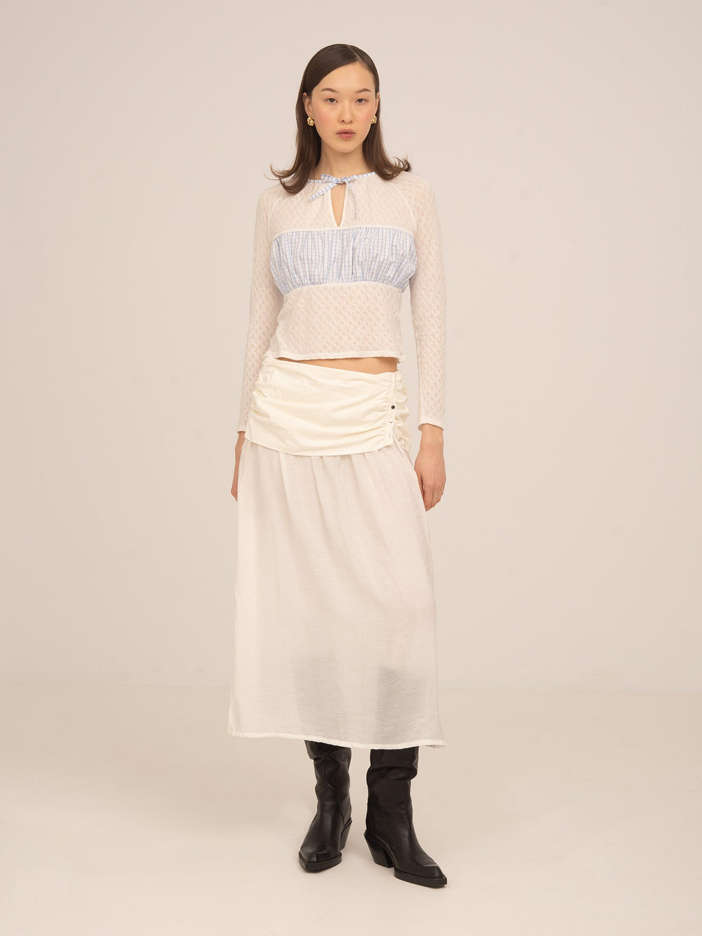 Carmensays Sidewalk Midi Skirt