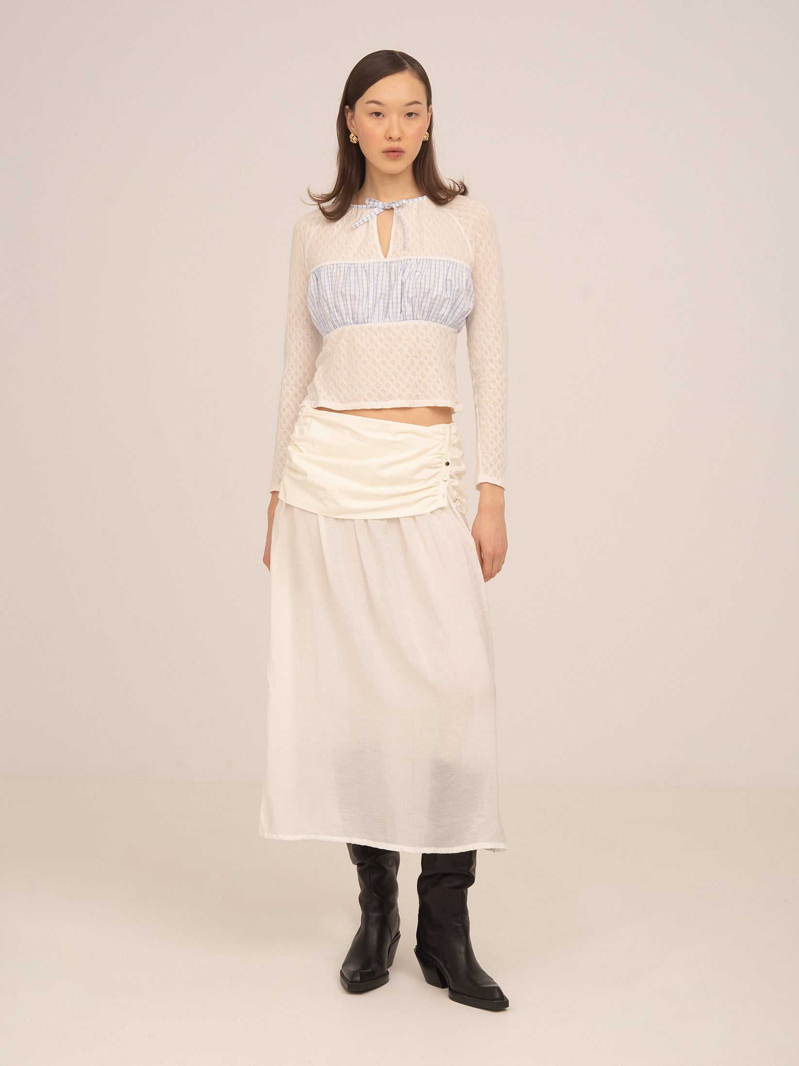 Carmensays Sidewalk Midi Skirt