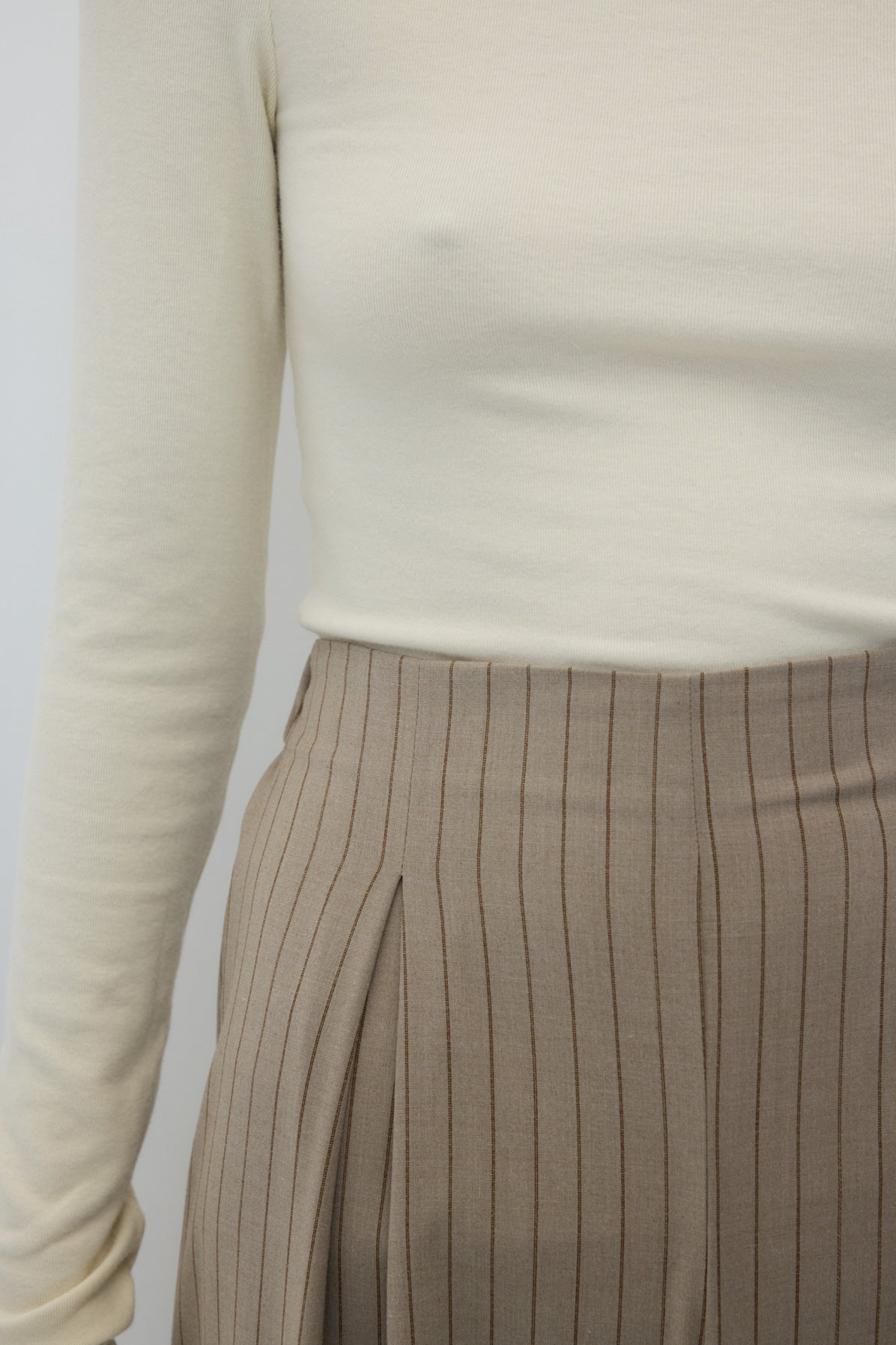 Rita Row Siena Striped Pants - Beige