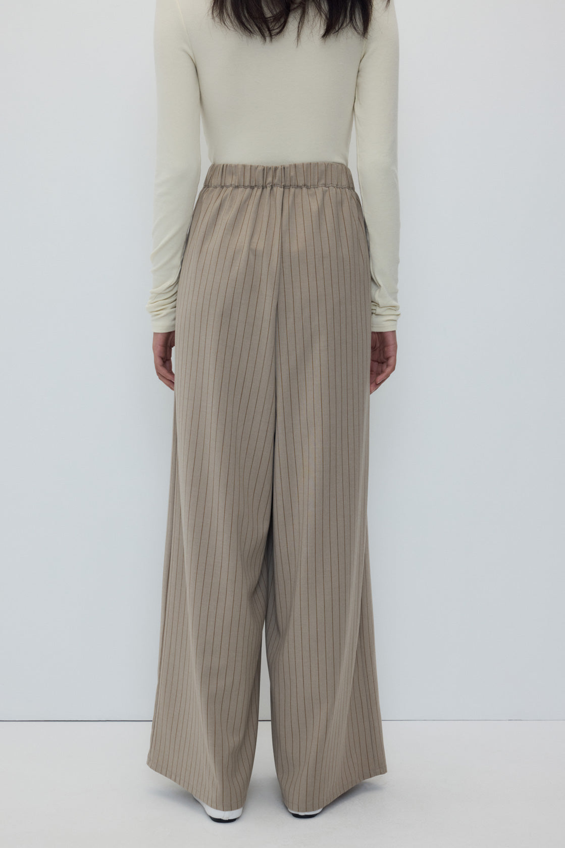 Rita Row Siena Striped Pants - Beige