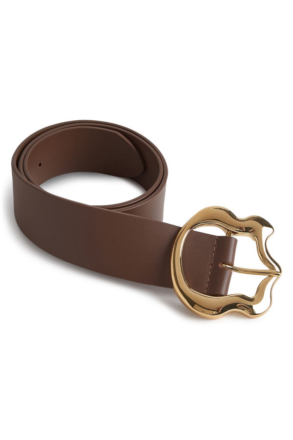 Cynthia Rowley Signature Buckle Belt - Brown