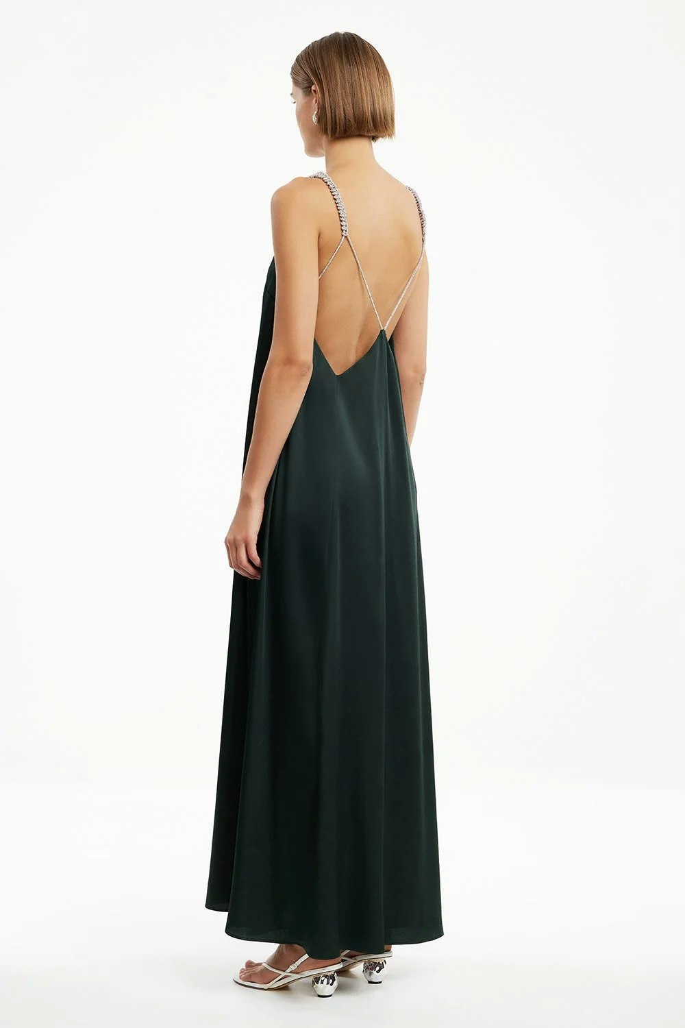 Significant Other Abbey Trapeze Maxi Dress - Emerald