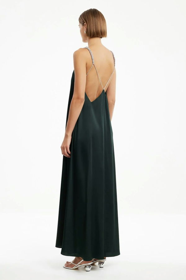 Significant Other Abbey Trapeze Maxi Dress - Emerald