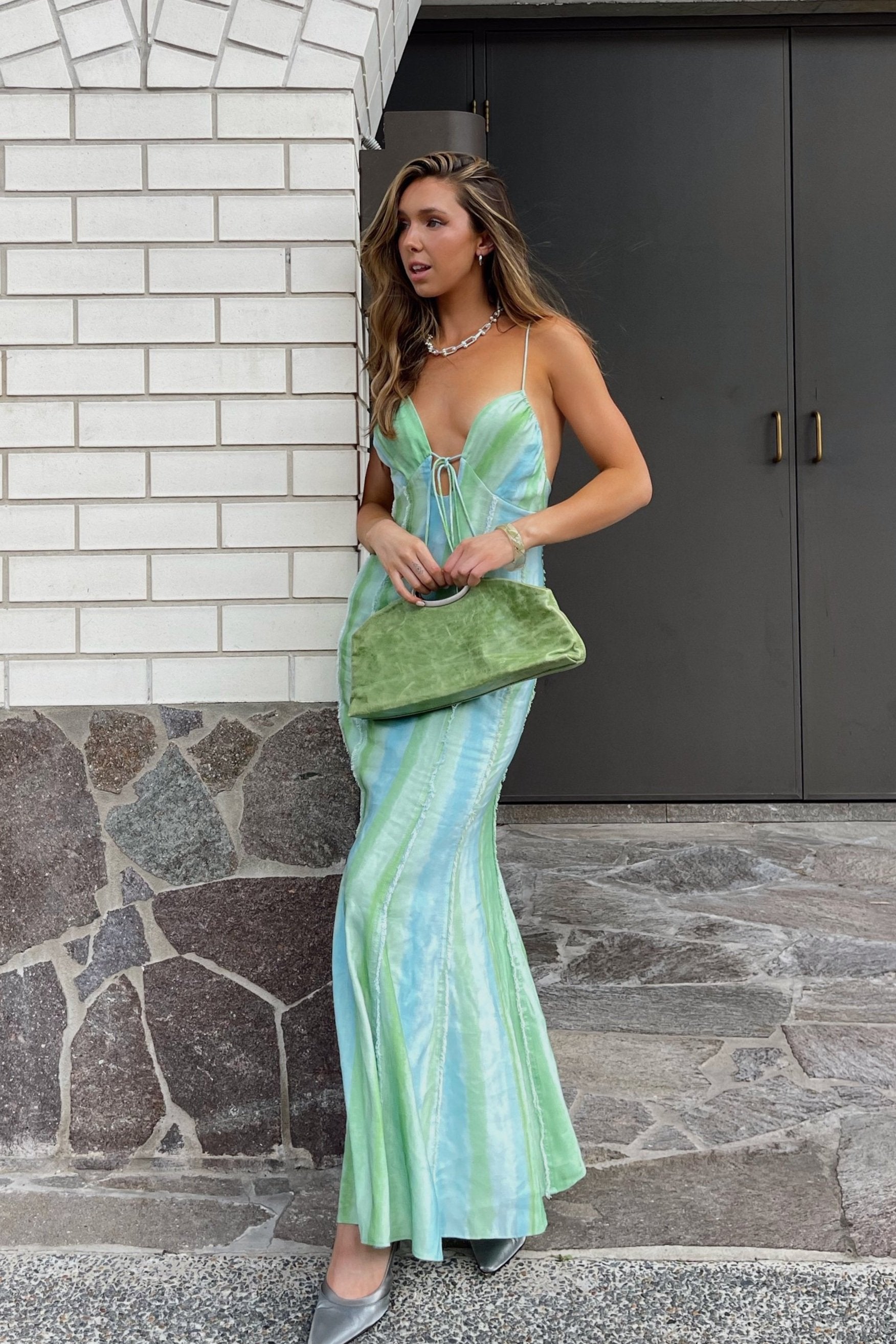 Significant Other Aleksandra Midi Dress - Green Mirage