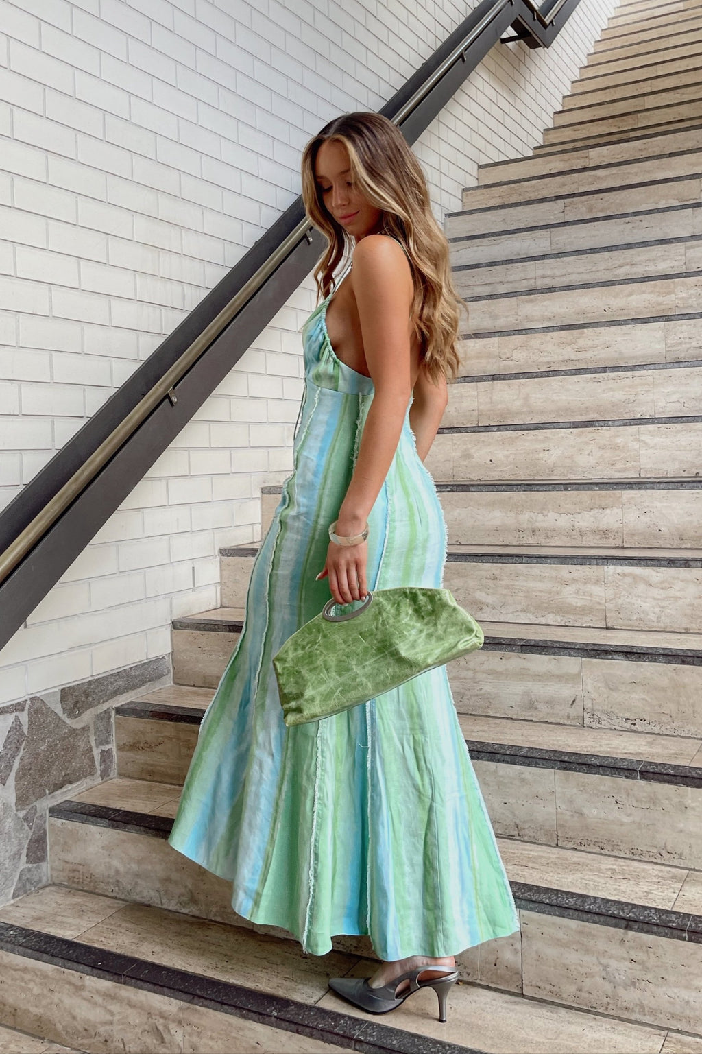 Significant Other Aleksandra Midi Dress - Green Mirage